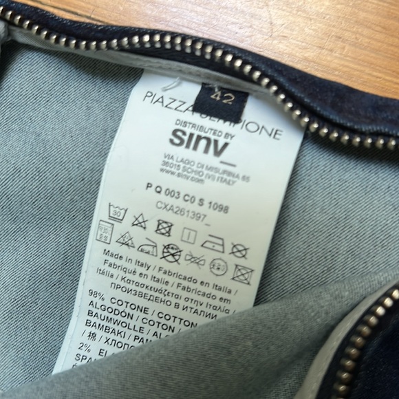 Piazza Sempione Lisa Blue Straight Leg Capri Jeans - Picture 6 of 10